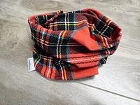 Infinity--Red & Black Tartan