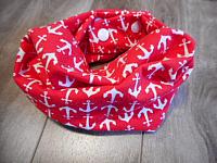Infinity--White anchors on Red