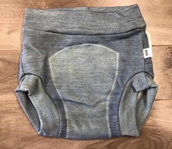 Wool Soaker--Medium Denim