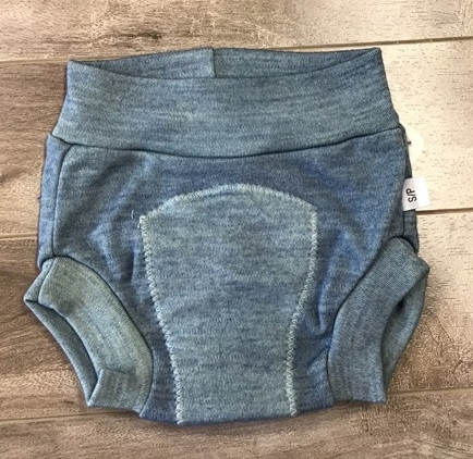 Wool Soaker--Small Denim